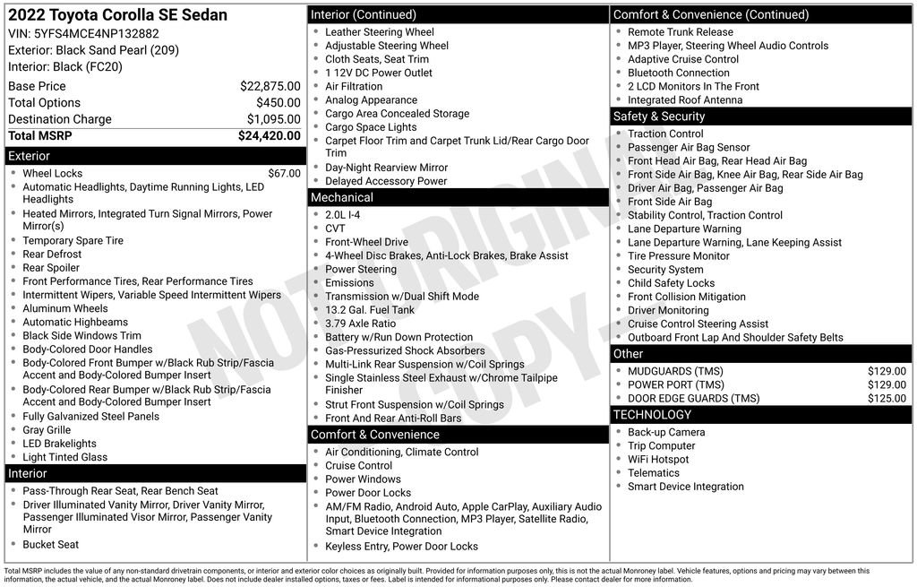 Used 2022 Toyota Corolla SE image 22