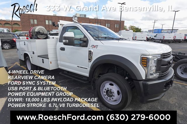 Used 2019 Ford F550 4x4 Regular Cab Super Duty w/ Power Equipment Group