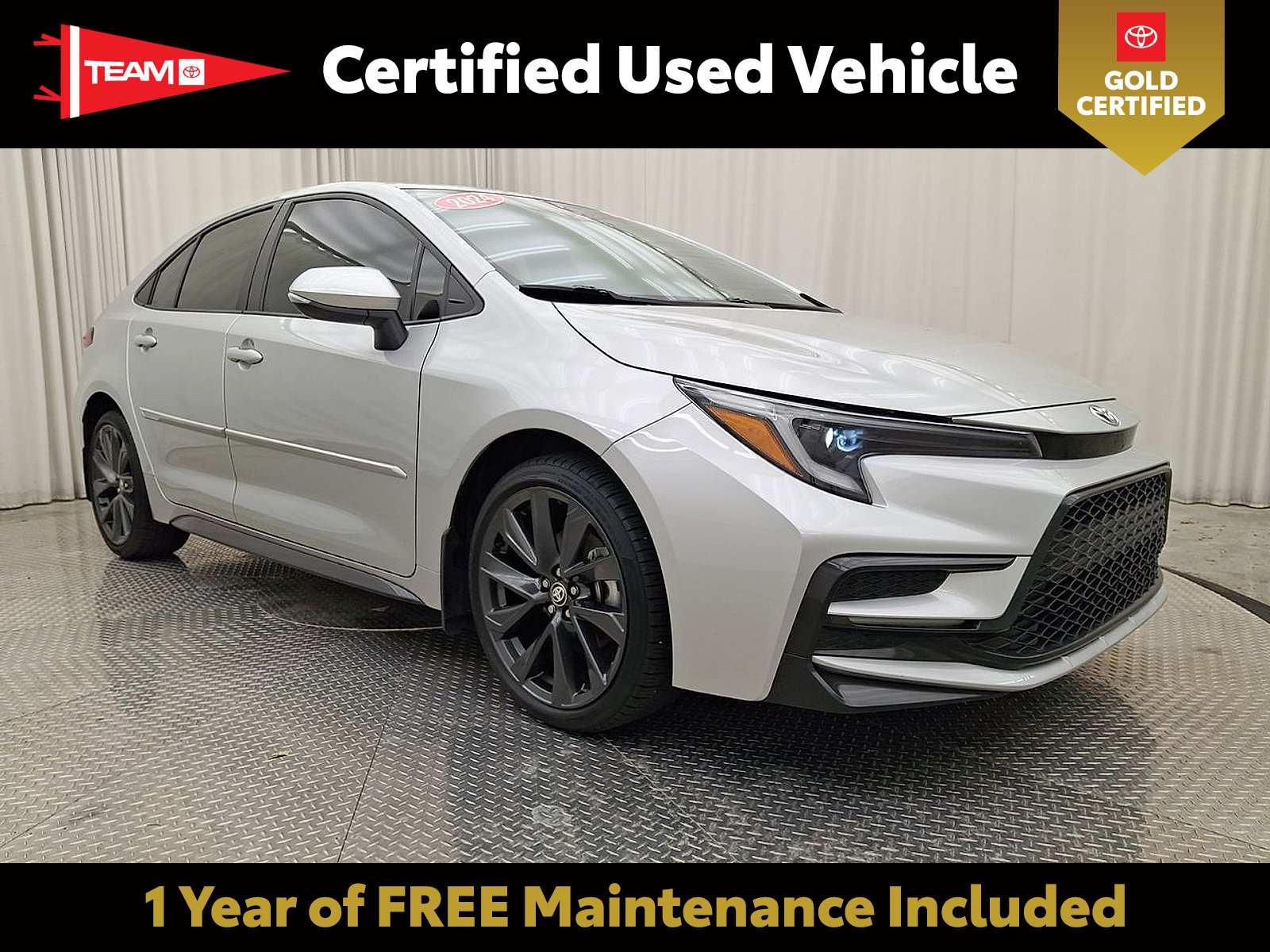 Certified 2024 Toyota Corolla SE FWD image 1