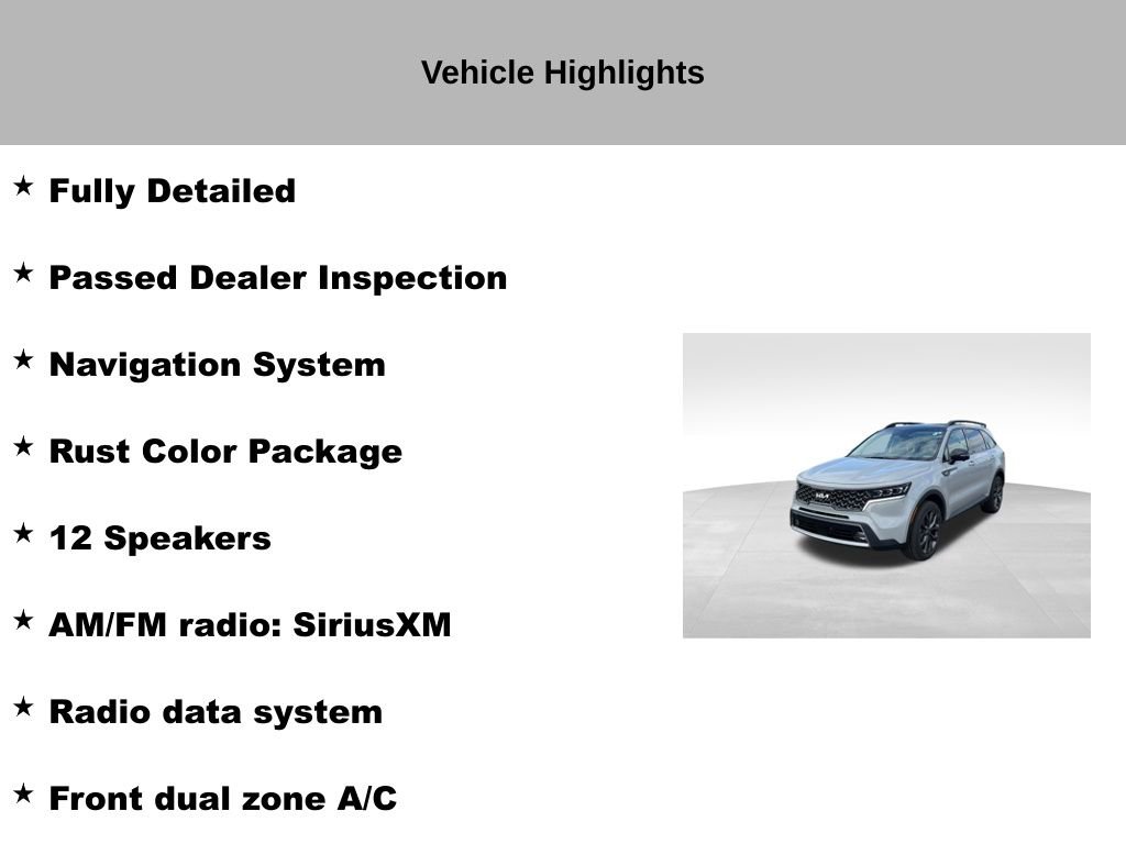 Certified 2022 Kia Sorento SX Prestige w/ Rust Color Package AWD/4WD image 14
