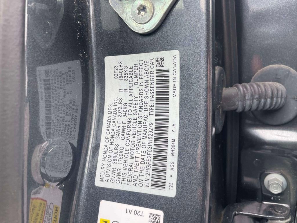 Certified 2023 Honda Civic Sport image 19