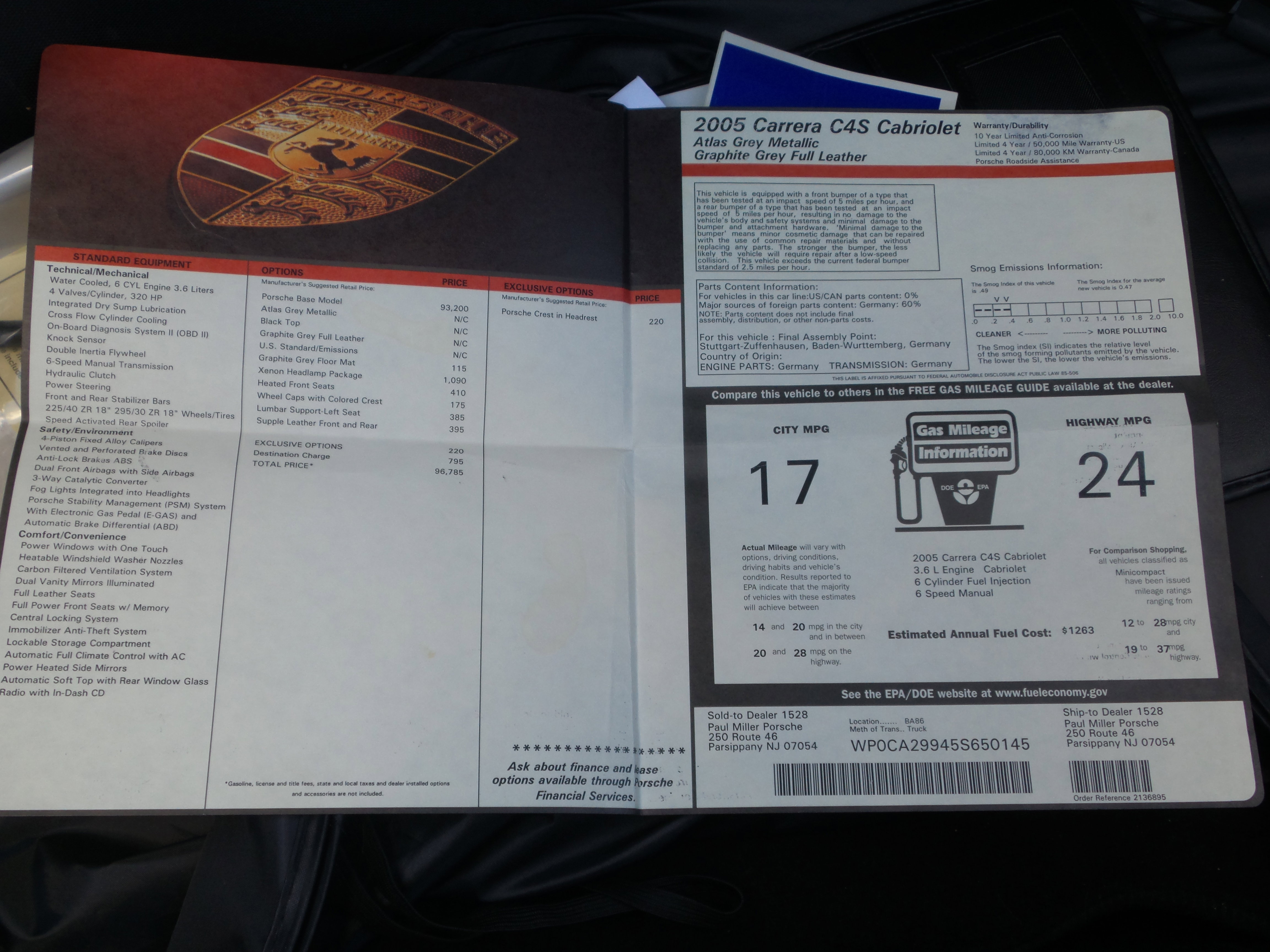 Used 2005 Porsche 911 Cabriolet image 2