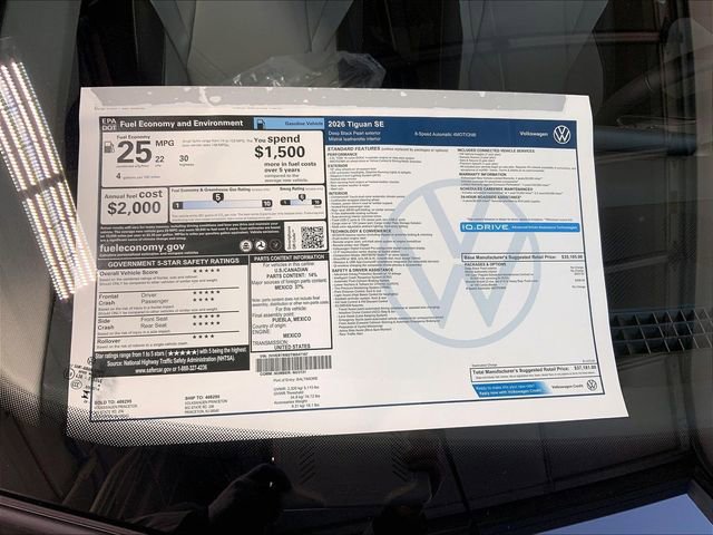 New 2026 Volkswagen Tiguan SE image 14