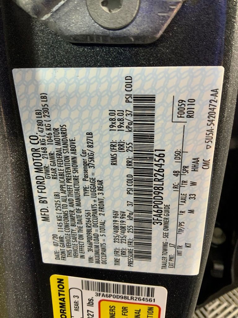 Used 2020 Ford Fusion Titanium AWD/4WD image 38