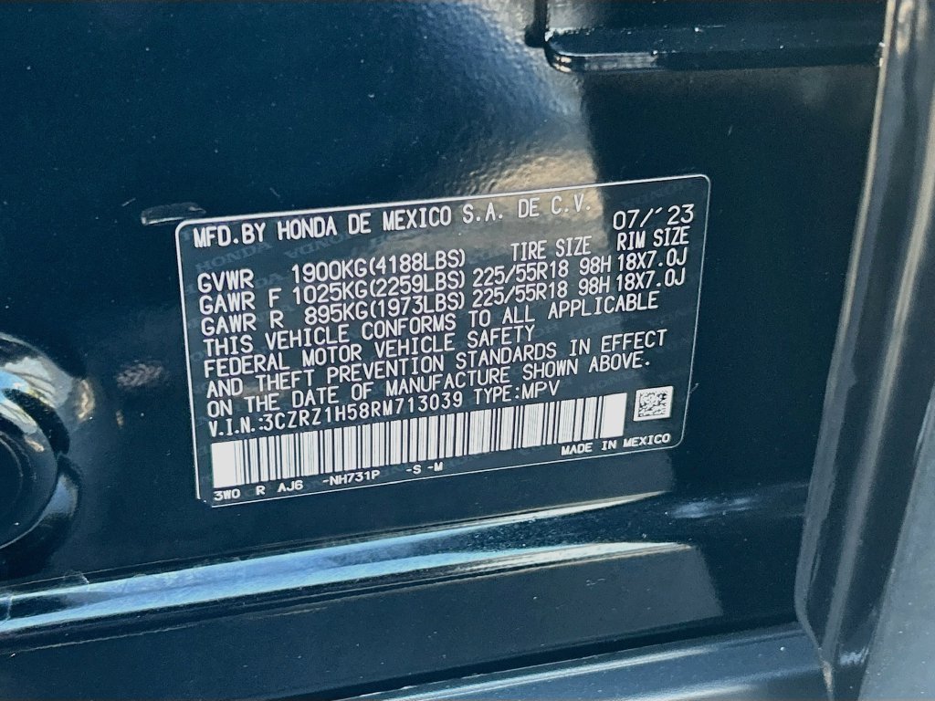 Certified 2024 Honda HR-V Sport image 31