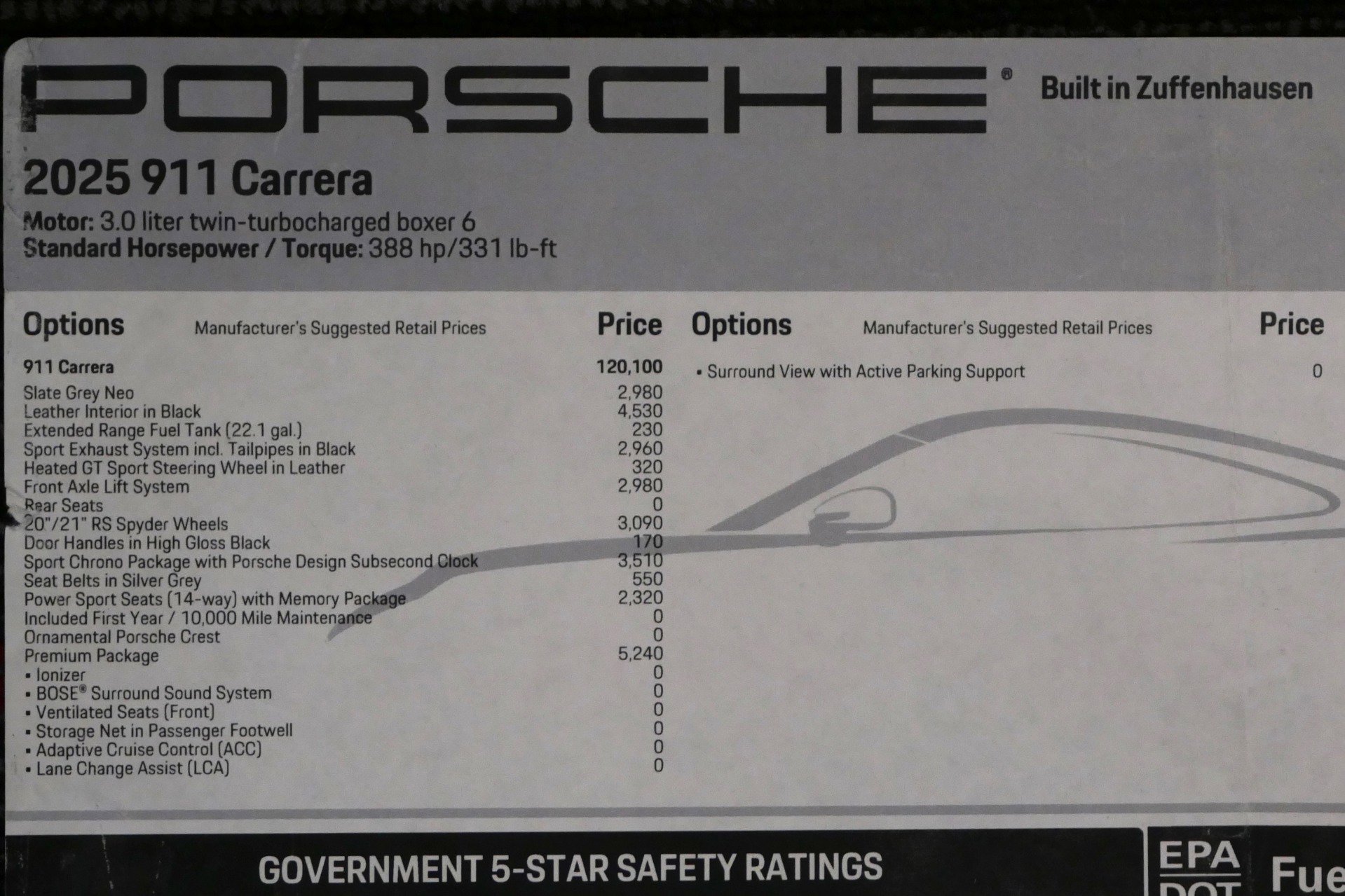 Used 2025 Porsche 911 Carrera w/ Premium Package image 23