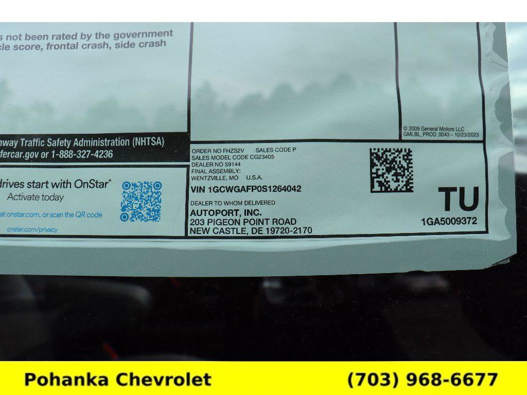 New 2025 Chevrolet Express 2500 w/ Driver Convenience Package RWD image 26