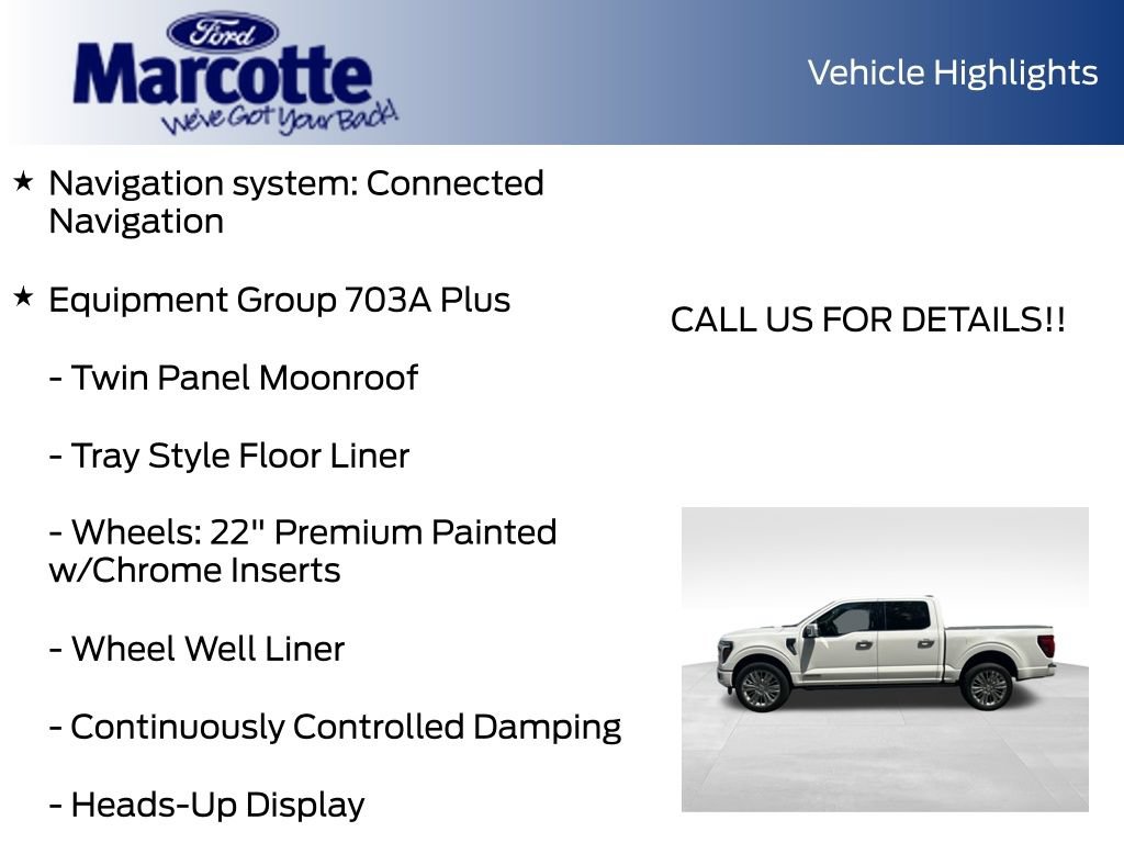 Used 2024 Ford F150 Platinum w/ Equipment Group 703A Plus AWD/4WD image 9