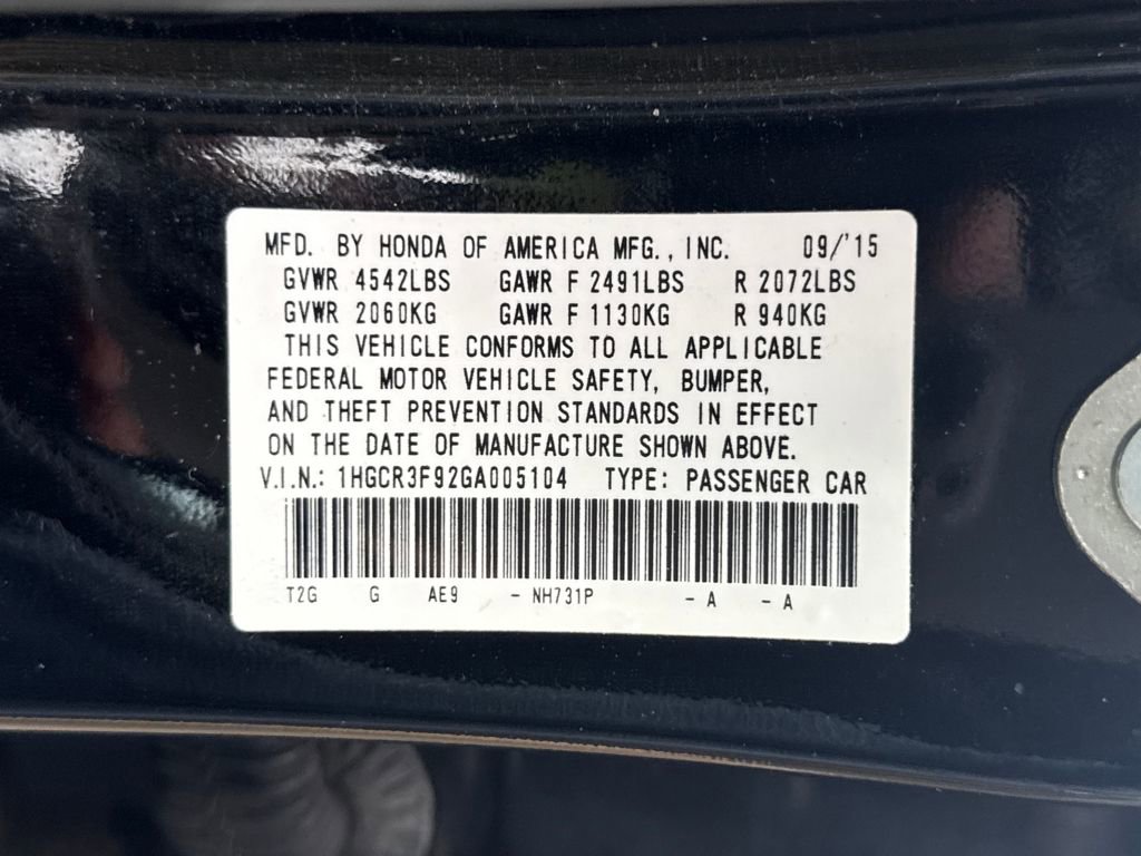 Used 2016 Honda Accord Touring image 30