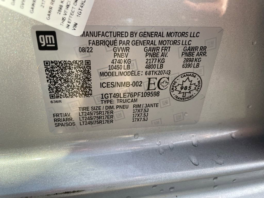 Used 2023 GMC Sierra 2500 Pro w/ Convenience Package image 38