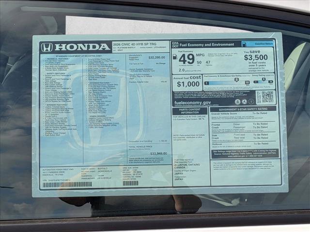 New 2026 Honda Civic Sport Touring image 18