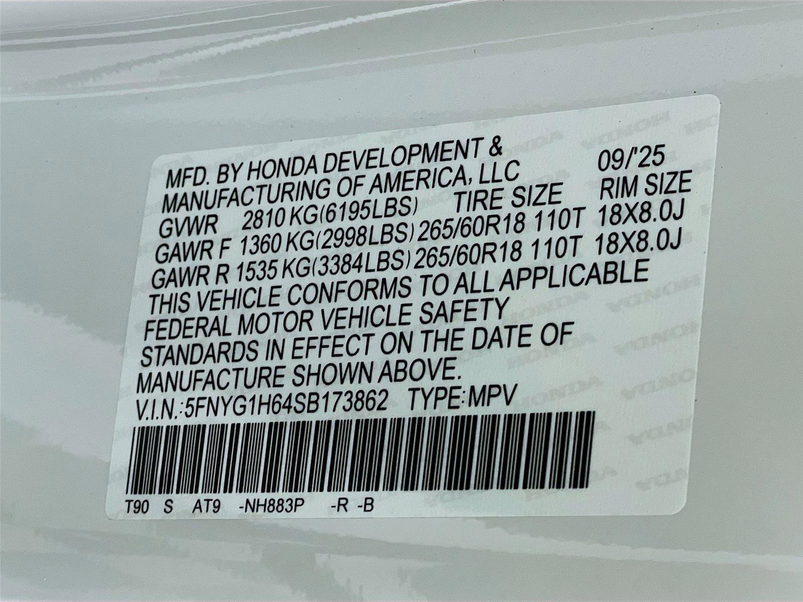 New 2025 Honda Pilot TrailSport image 24