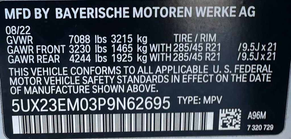 Used 2023 BMW X7 xDrive40i w/ M Sport Package image 46