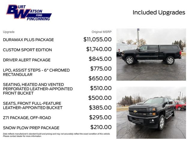 Used 2019 Chevrolet Silverado 2500 LTZ w/ Duramax Plus Package image 3