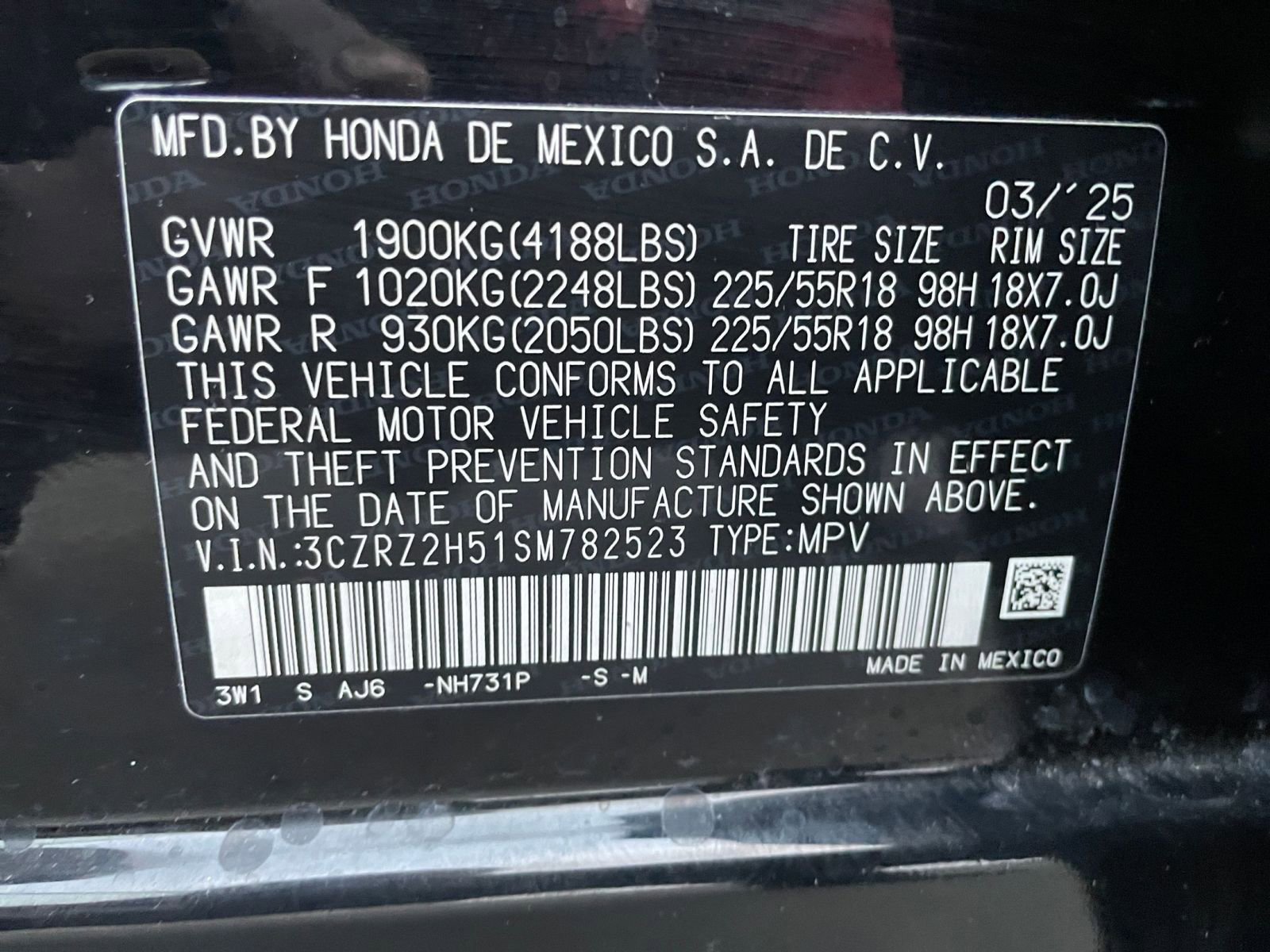 Used 2025 Honda HR-V Sport image 25