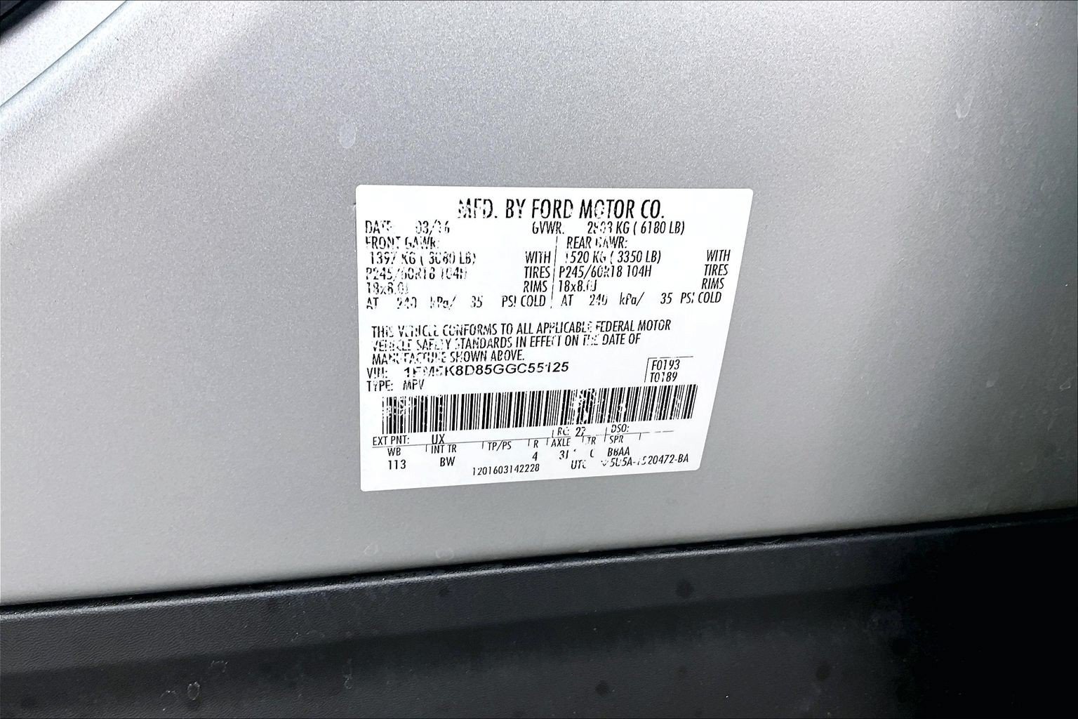 Used 2016 Ford Explorer XLT AWD/4WD image 19