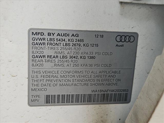 Used 2019 Audi Q5 2.0T Premium Plus w/ Premium Plus Package AWD/4WD image 23