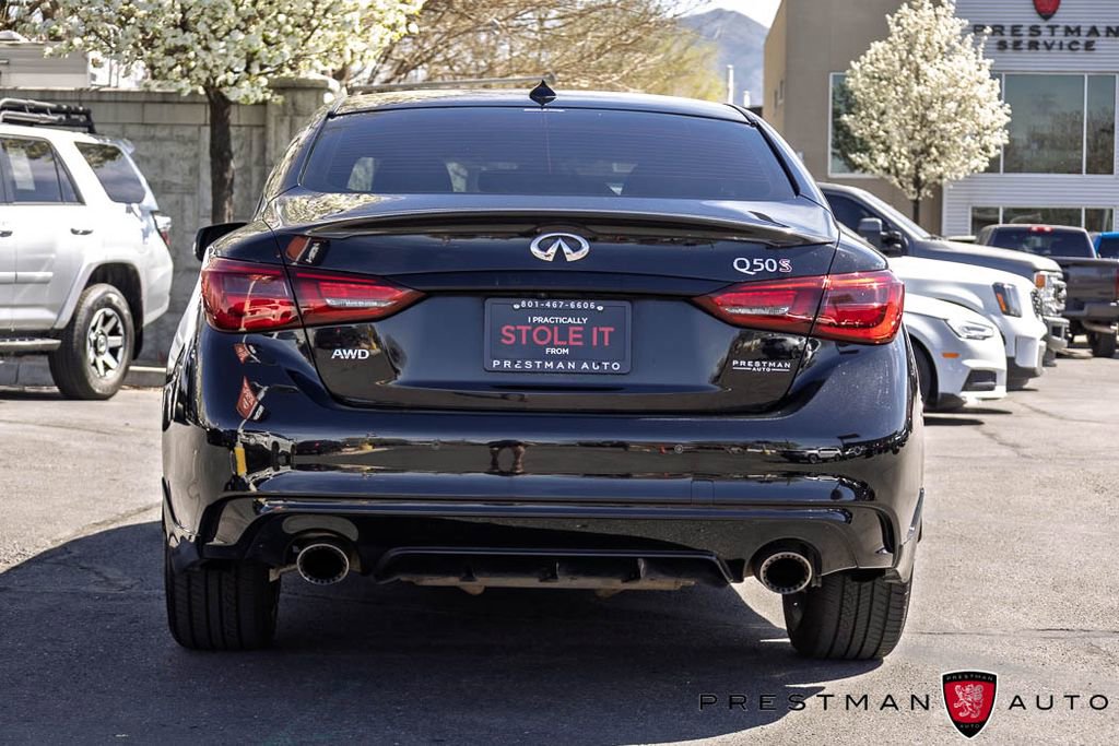 Used 2021 INFINITI Q50 Red Sport 400 w/ Proactive Package image 17