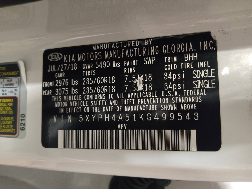 Used 2019 Kia Sorento EX w/ EX Touring Package FWD image 33