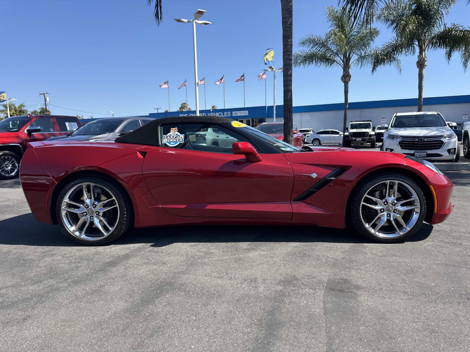 Used 2014 Chevrolet Corvette Stingray Convertible w/ 3LT Preferred Equipment Group RWD image 4