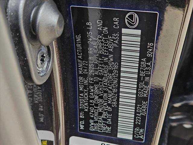 Used 2022 Lexus ES 350 w/ Premium Package FWD image 25