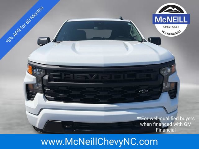 New 2026 Chevrolet Silverado 1500 Custom w/ Turbomax Blackout Package AWD/4WD image 2