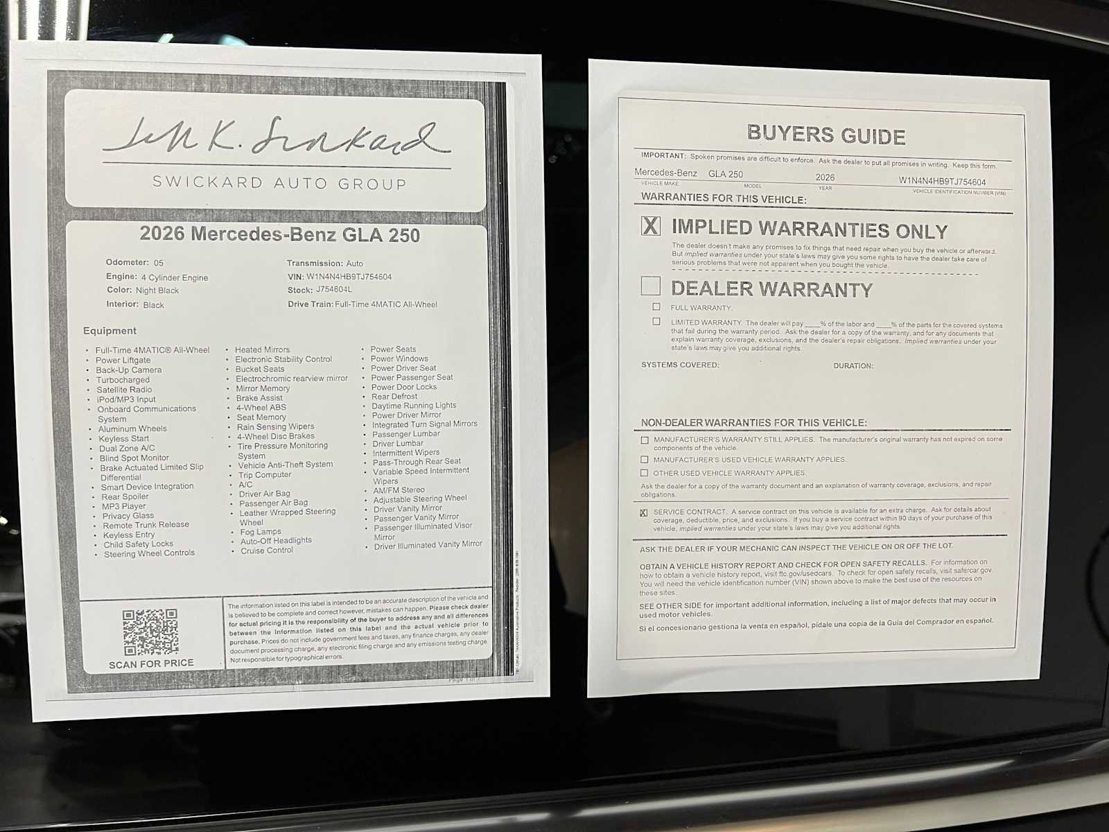 Used 2026 Mercedes-Benz GLA 250 4MATIC image 39