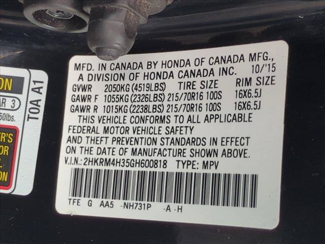 Used 2016 Honda CR-V LX image 23