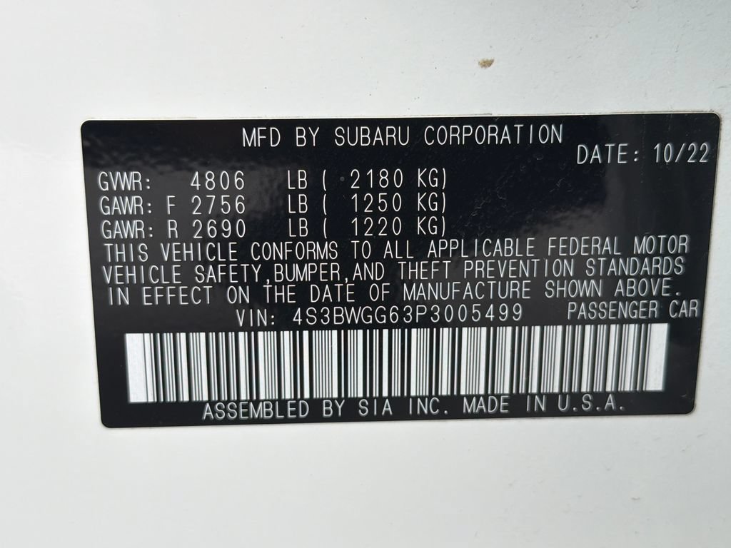 Certified 2023 Subaru Legacy Sport AWD/4WD image 49