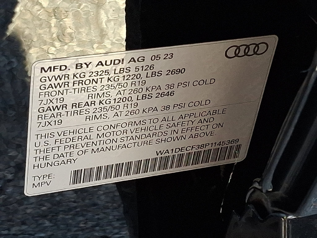 Certified 2023 Audi Q3 2.0T Premium w/ Convenience Package AWD/4WD image 28