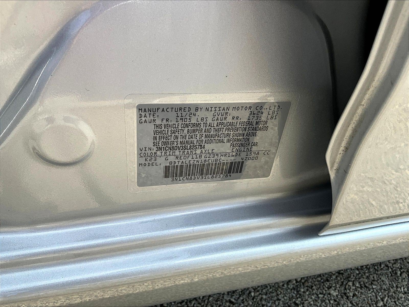 Certified 2025 Nissan Versa S w/ S Plus Package FWD image 19