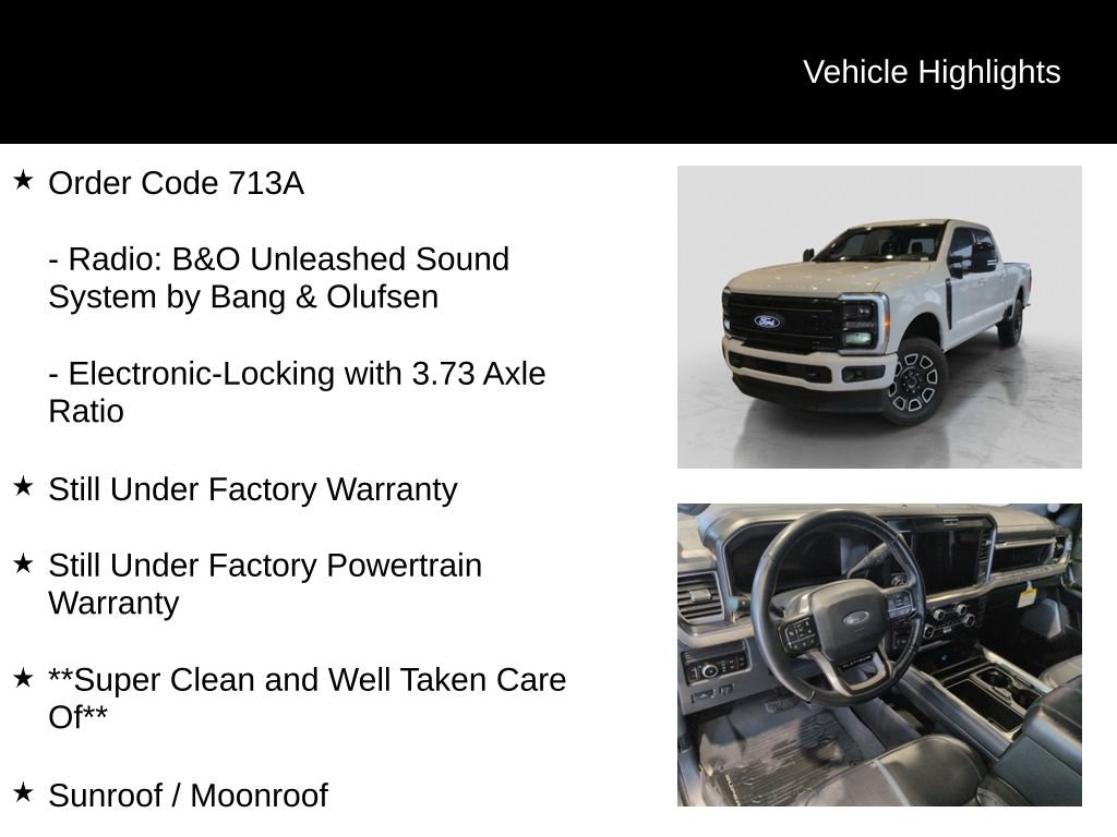 Used 2025 Ford F350 Platinum w/ FX4 Off-Road Package image 11