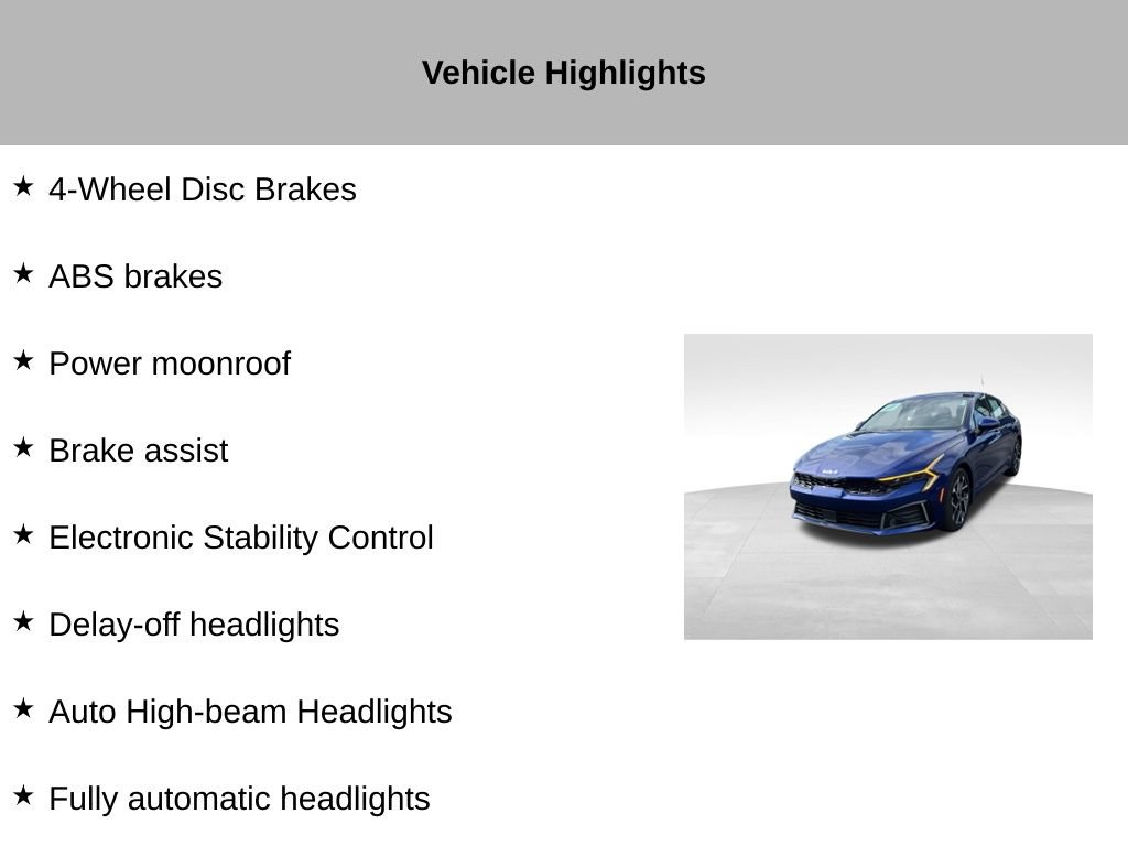 Certified 2025 Kia K5 EX FWD image 37