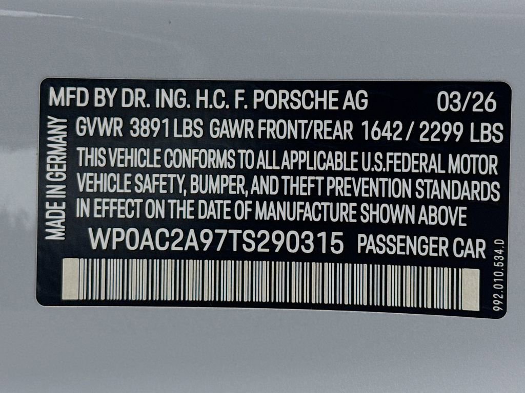 Used 2026 Porsche 911 GT3 RWD image 32