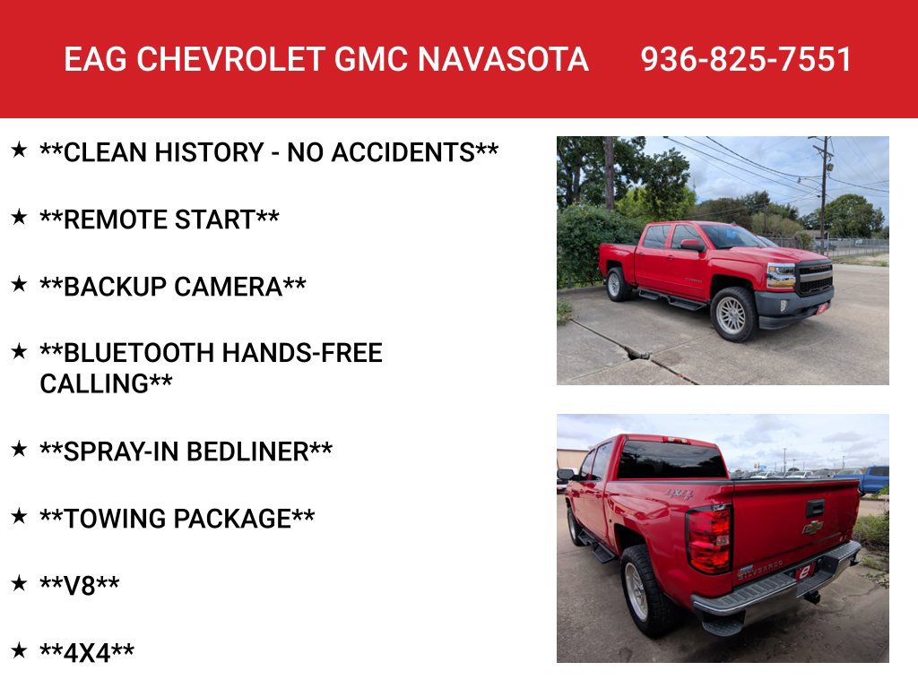 Used 2018 Chevrolet Silverado 1500 LT w/ All Star Edition AWD/4WD image 4