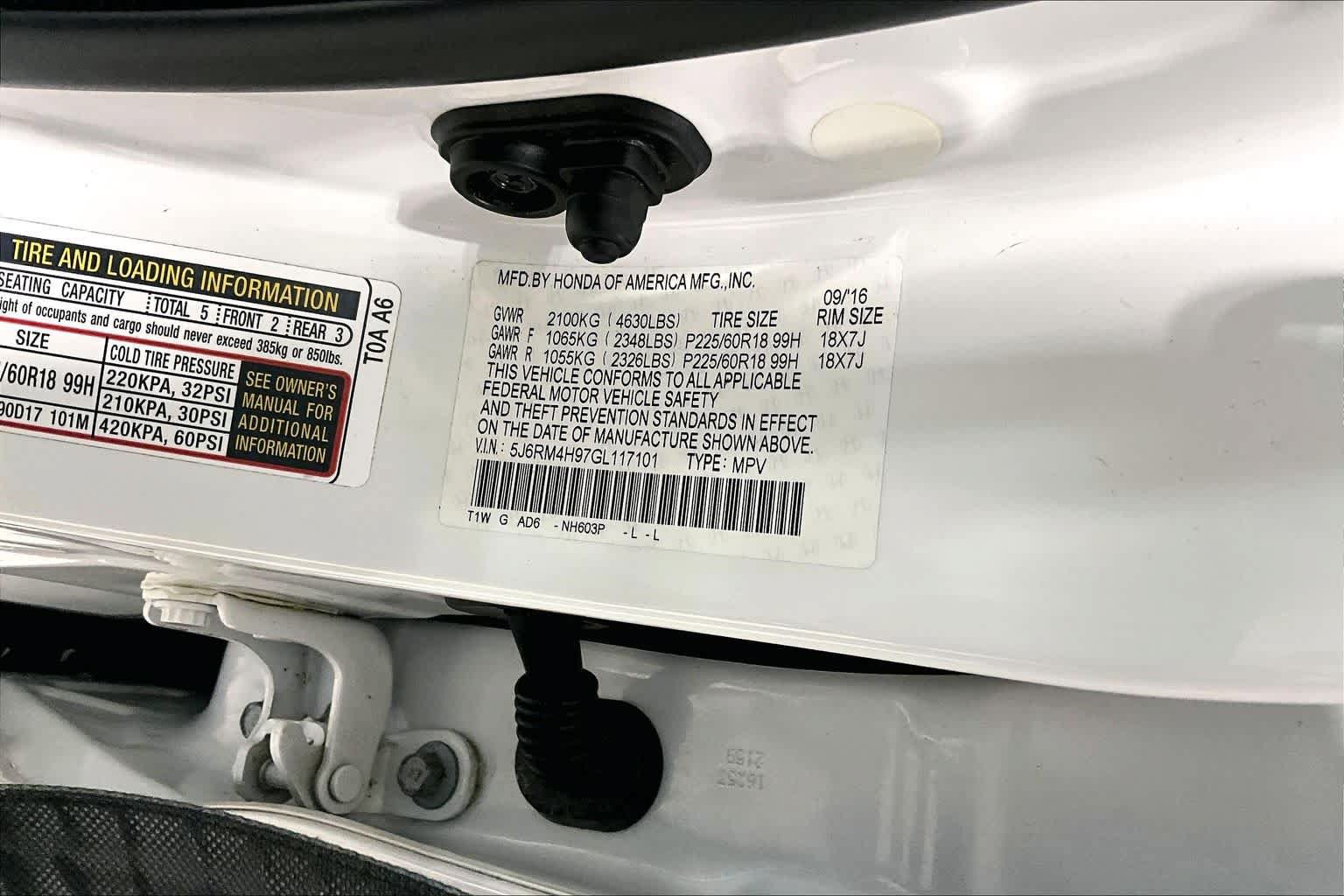 Used 2016 Honda CR-V Touring image 32