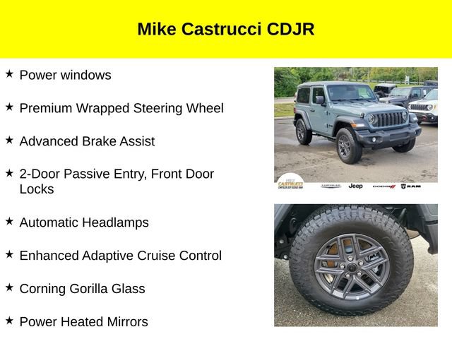 Certified 2026 Jeep Wrangler Sport AWD/4WD image 34