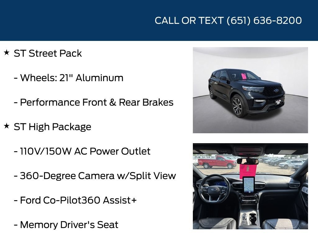 Used 2021 Ford Explorer ST w/ Equipment Group 401A AWD/4WD image 15