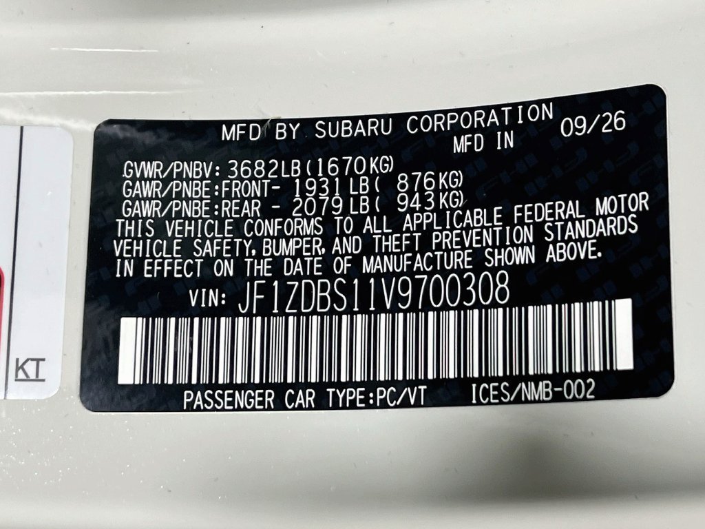 New 2027 Subaru BRZ tS RWD image 23
