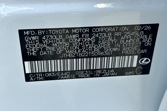 New 2026 Lexus IS 350 F Sport image 22