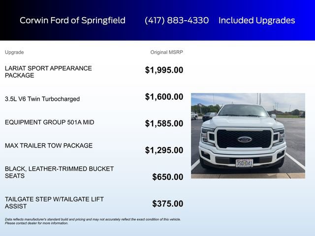 Used 2018 Ford F150 Lariat AWD/4WD image 5