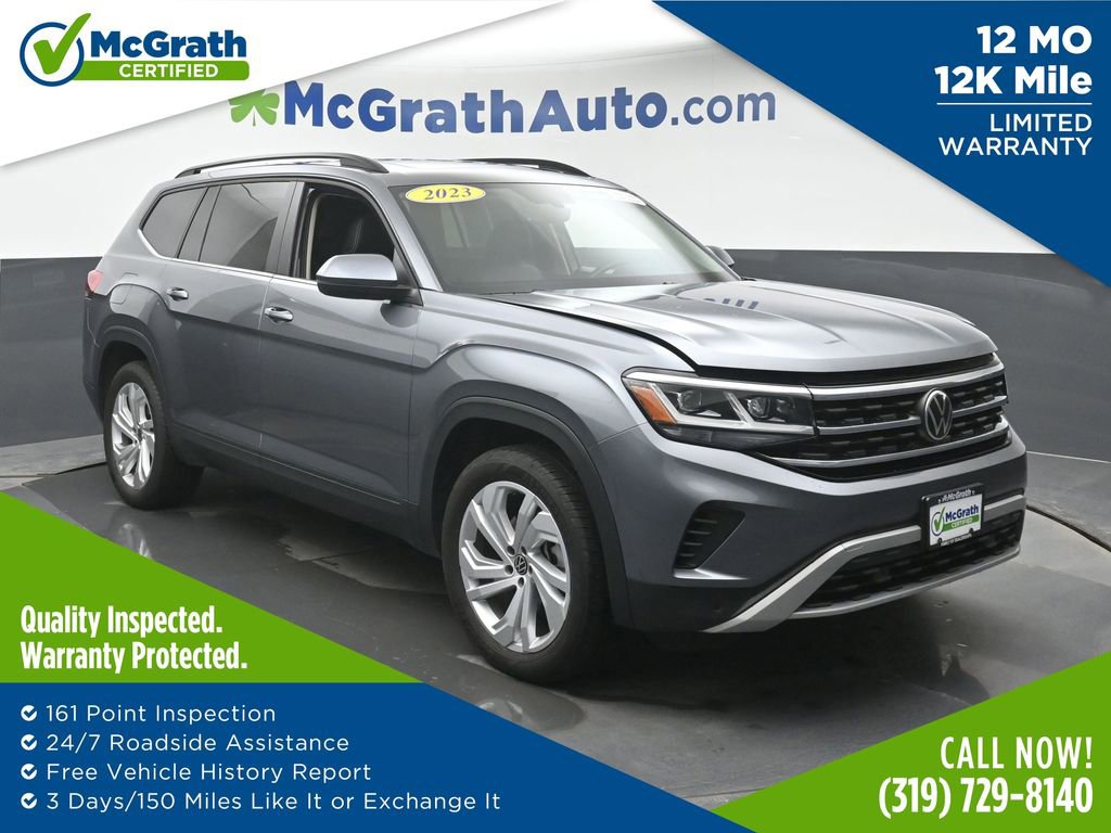Used 2023 Volkswagen Atlas SE w/ Panoramic Sunroof Package image 1