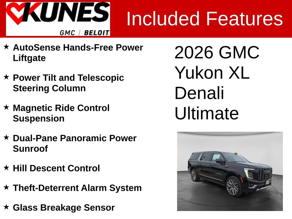 New 2026 GMC Yukon XL Denali Ultimate AWD/4WD image 3
