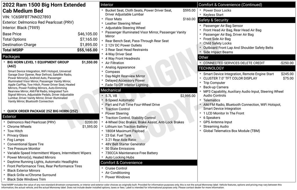 Certified 2022 RAM 1500 Big Horn AWD/4WD image 37
