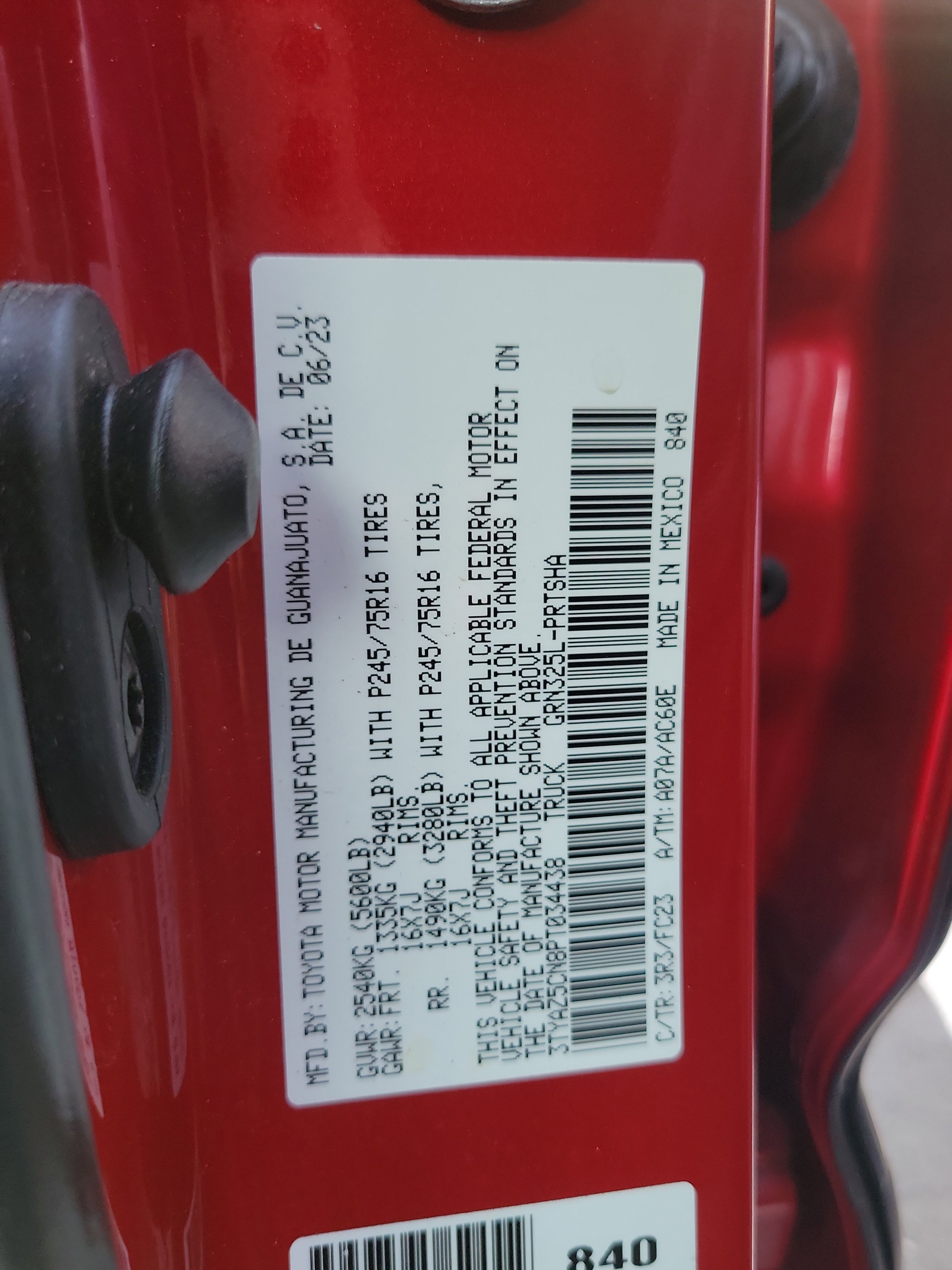 Used 2023 Toyota Tacoma SR5 image 30