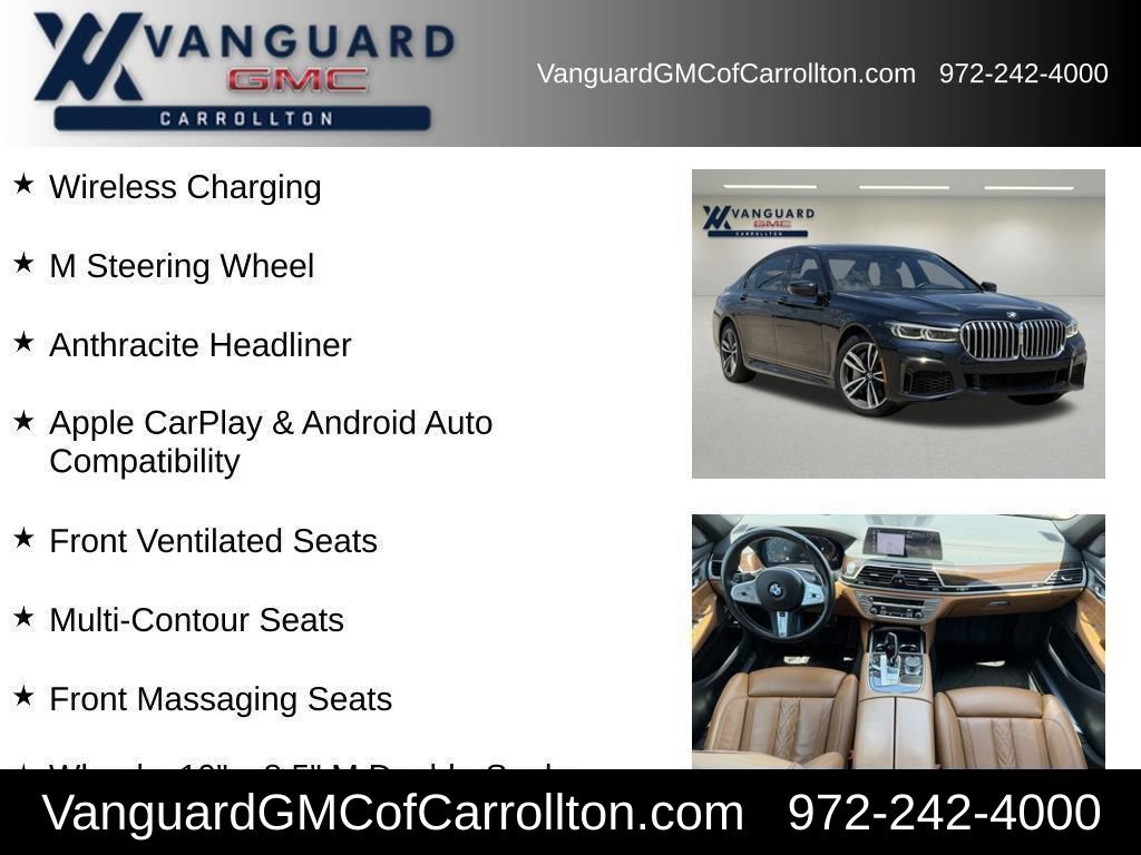 Used 2022 BMW 750i xDrive w/ M Sport Package AWD/4WD image 36