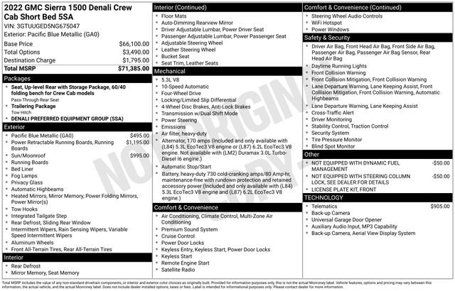 Certified 2022 GMC Sierra 1500 Denali AWD/4WD image 12