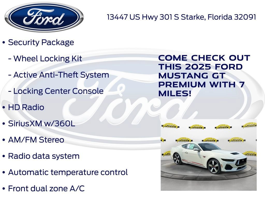 New 2025 Ford Mustang GT Premium w/ 60th Anniversary Package image 25