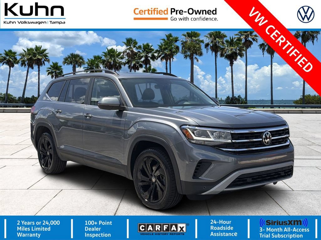 Used 2023 Volkswagen Atlas SE w/ Panoramic Sunroof Package FWD image 1