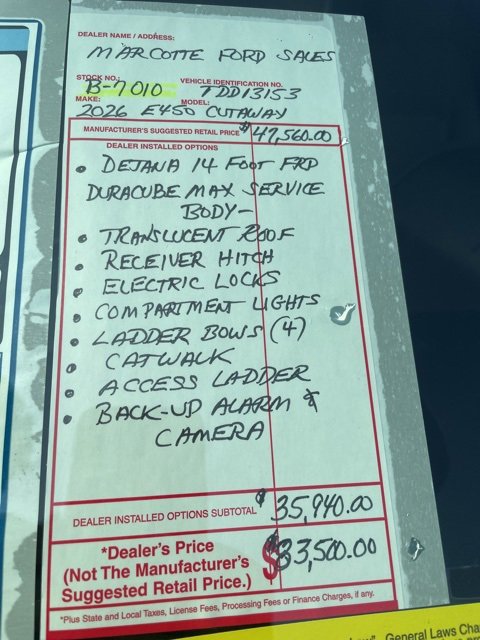 New 2026 Ford E-450 and Econoline 450 Super Duty w/ Power Equipment Group image 24